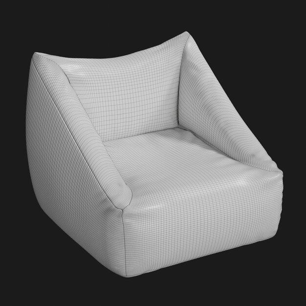 豆包椅005 3D模型 素材免费下载